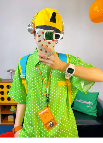 KURIOSITAET - Green Dopamine Chiffon Shirt shirt KURIOSITAET
