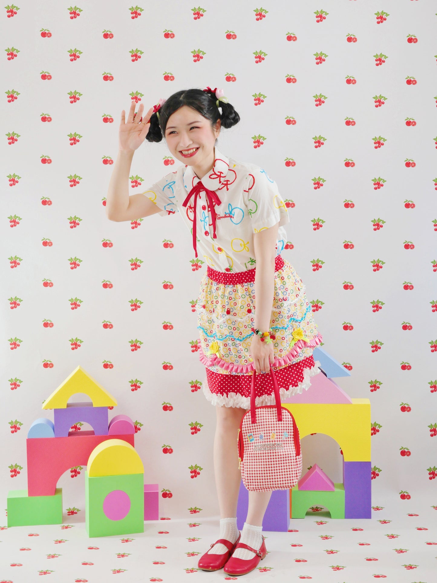 GOODBABY - Cream Cake Apron Skirt dress goodbaby