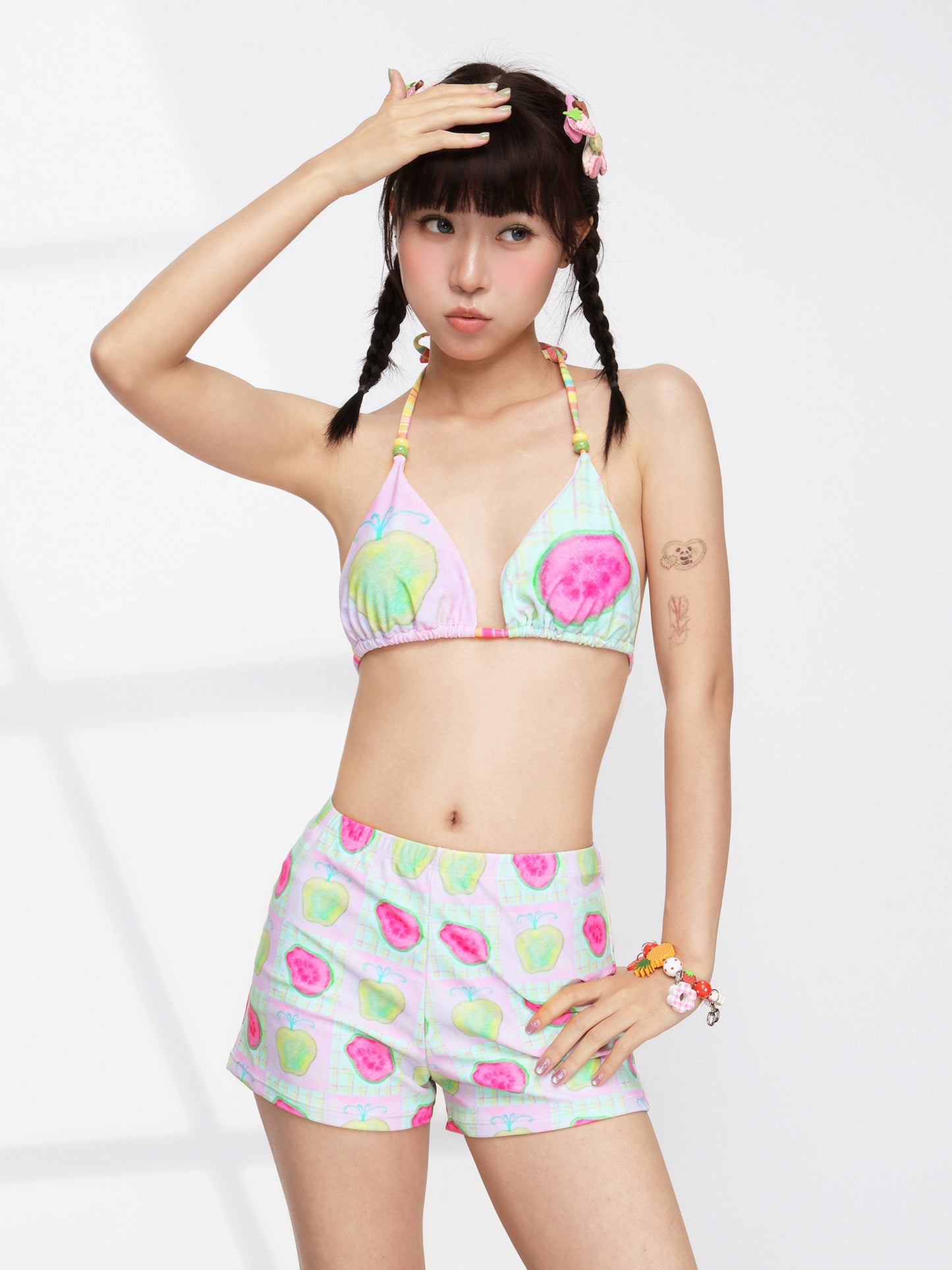 FRUITS - Strawberry Apple Print Bikini Set bikini Fruits