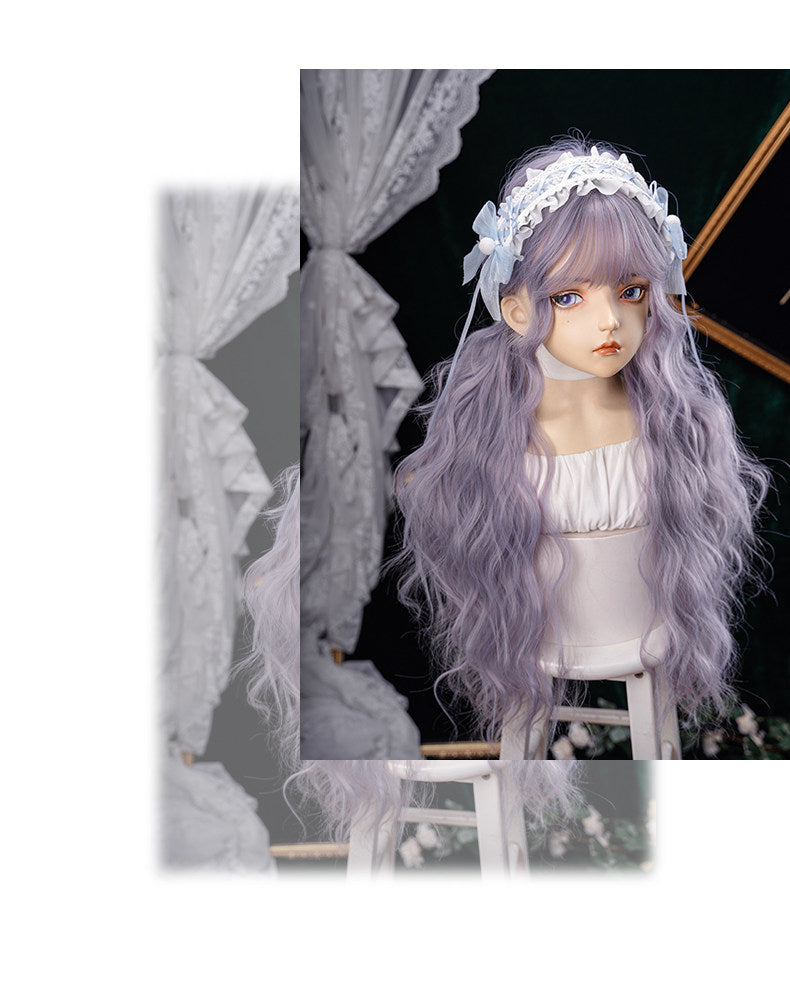 Alice Garden - Ash Purple Long Curly Wig wig Alice Garden