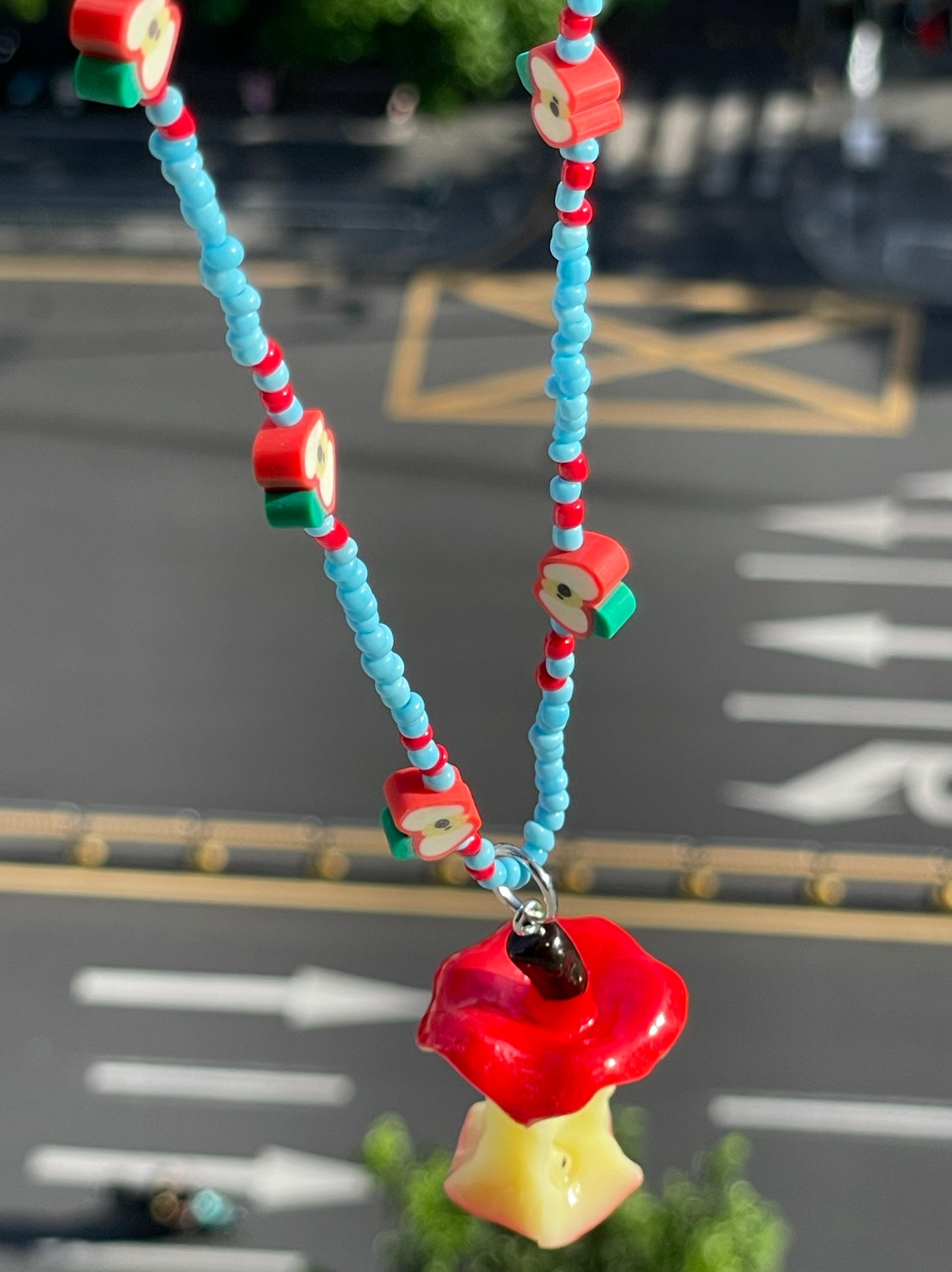 Salty Gummy - Y2K Colorful Resin Necklace Sweet Cool Summer necklace Salty Gummy Red