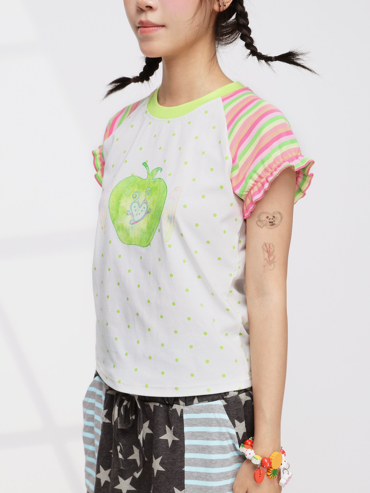 FRUITS - Apple Wing Puff Tee tee Fruits
