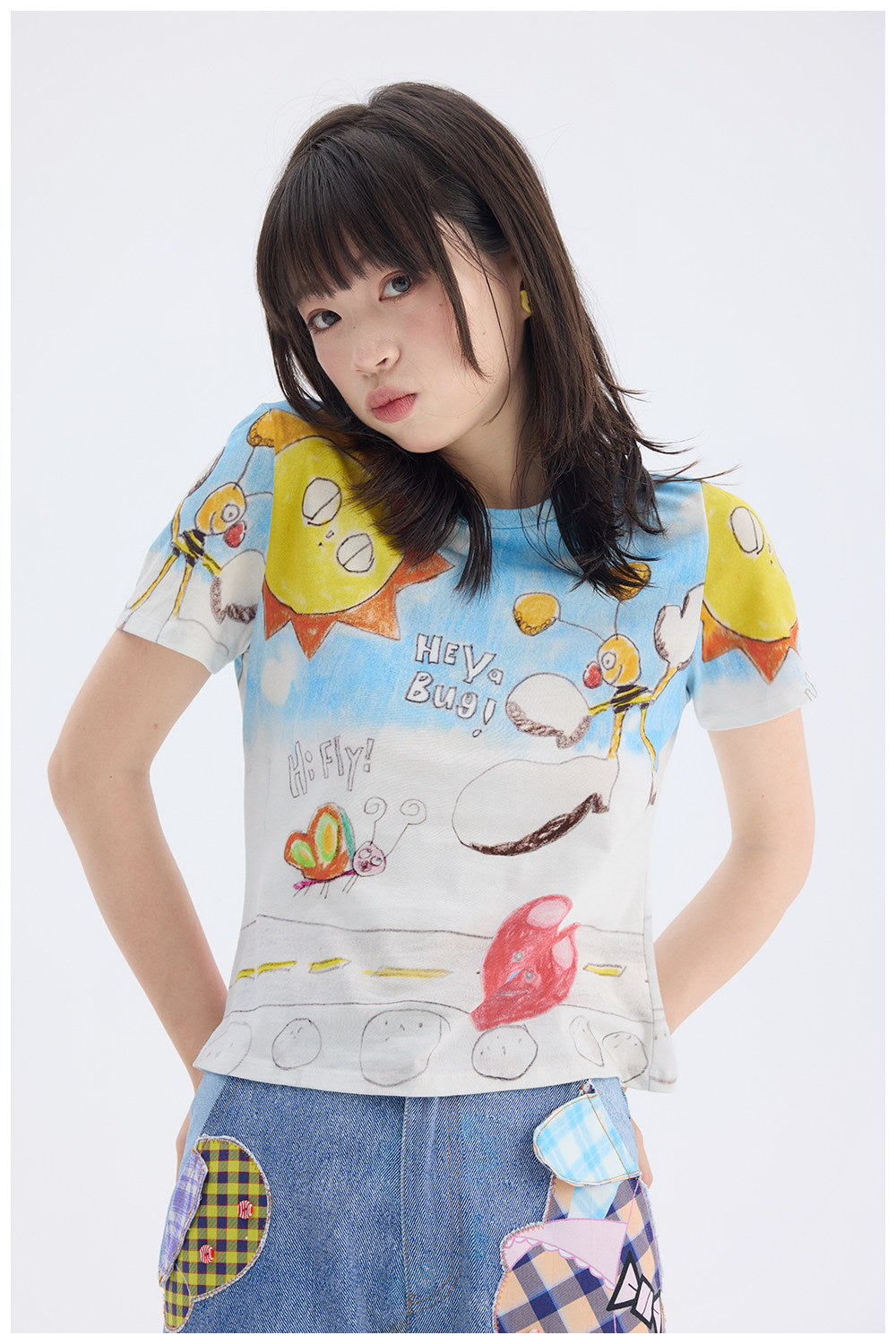 tntntutu - Hand Drawn Graphic Tee | Colorful Harajuku Dopamine Streetwear T-Shirt tshirt tntntutu