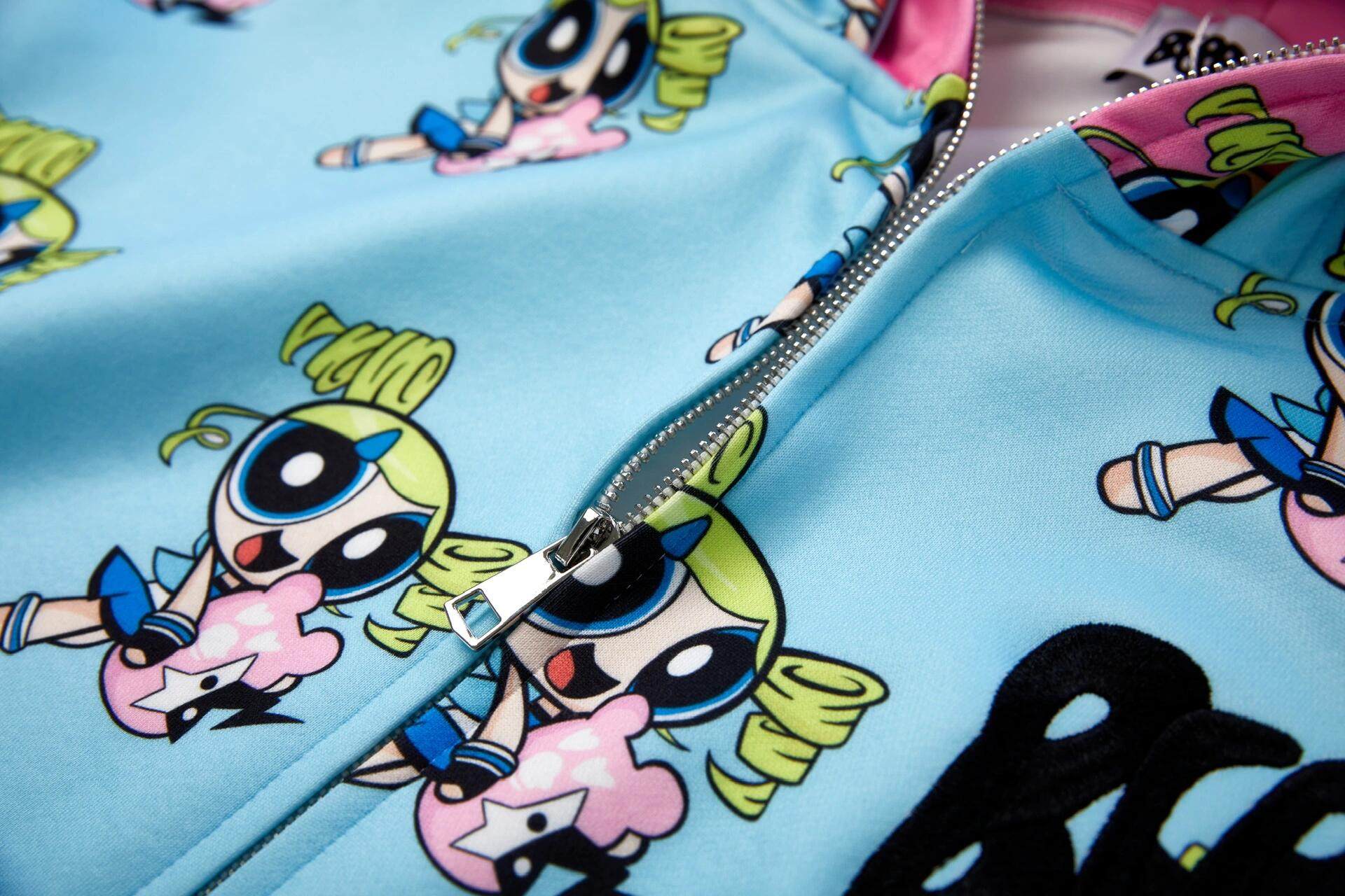 BlackBerry - Harajuku Pink Blue Hoodie Jacket jacket BlackBerry