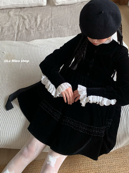 Lu Miao - Velvet Lace Doll Dress dress Lu miao