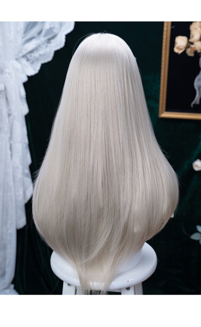 Alice Garden - Silver Gray Straight Wig wig Alice Garden