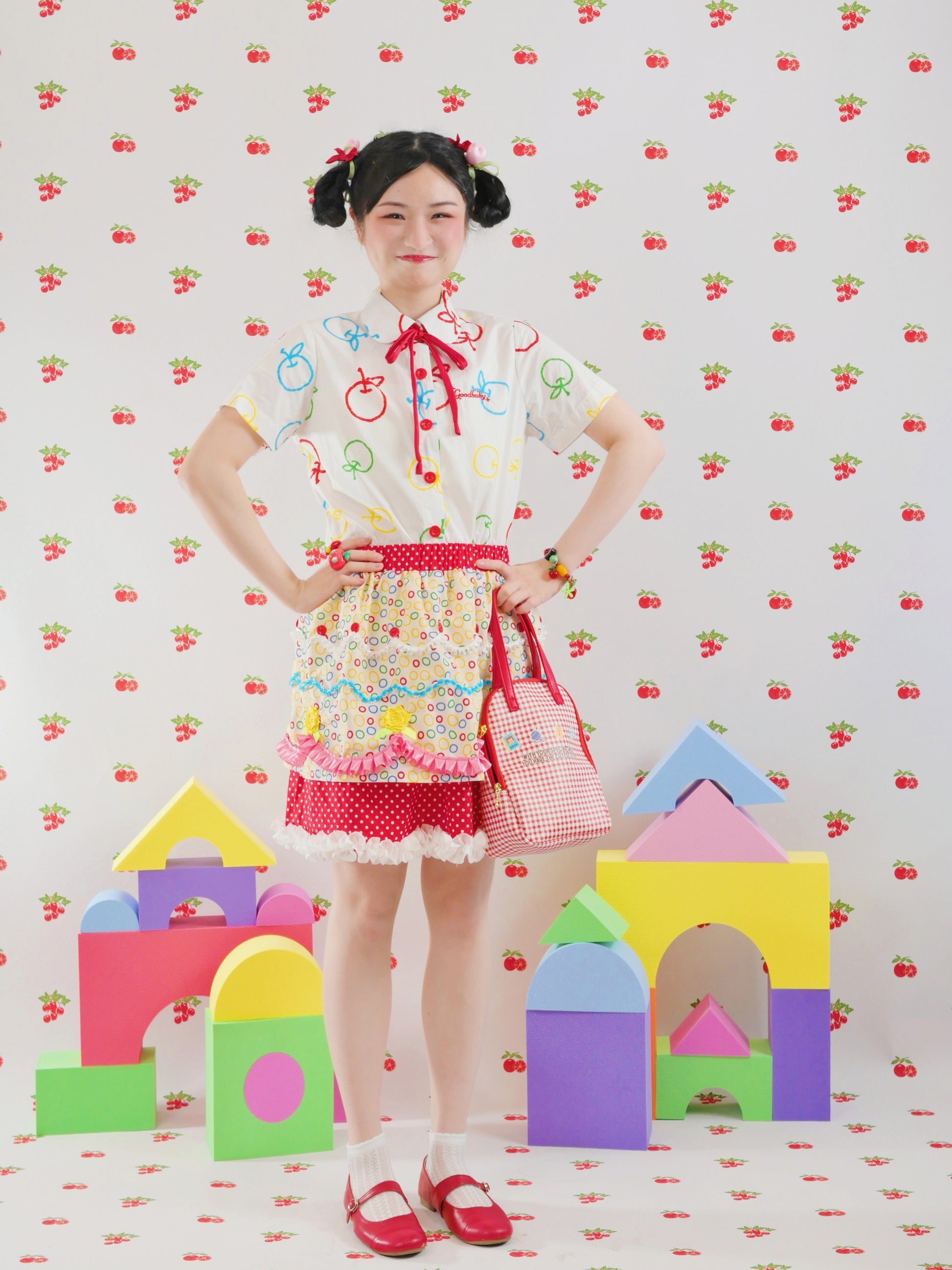 GOODBABY - Cream Cake Apron Skirt dress goodbaby
