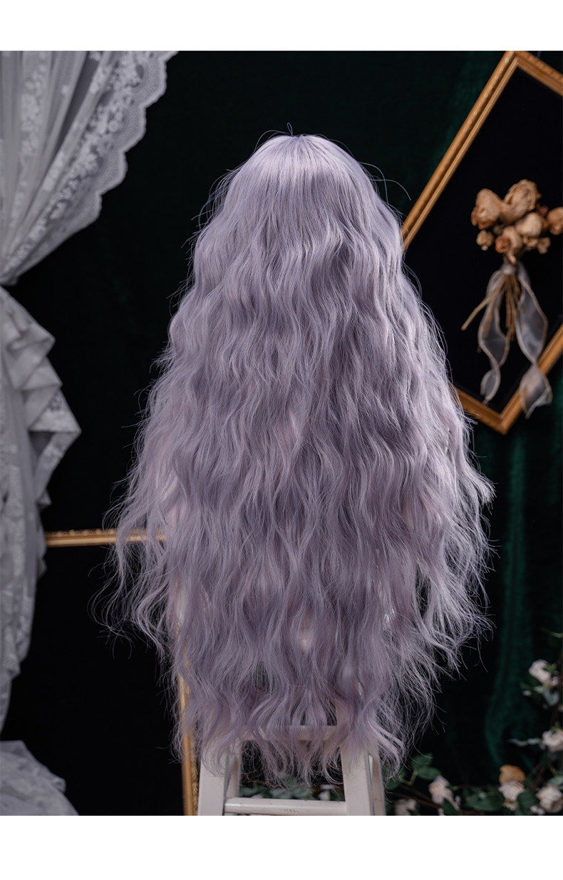 Alice Garden - Ash Purple Long Curly Wig wig Alice Garden