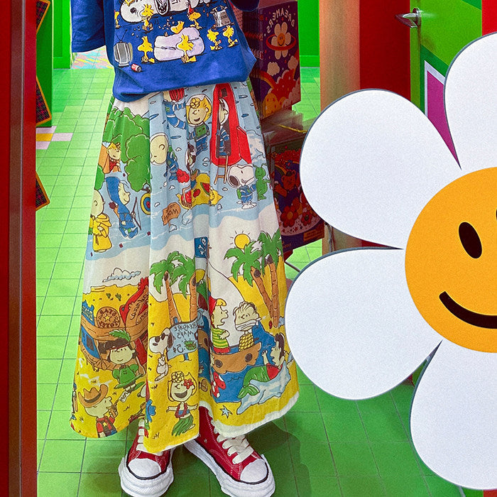 made in zzz - Snoopy High Waist Skirt skirt made in zzz