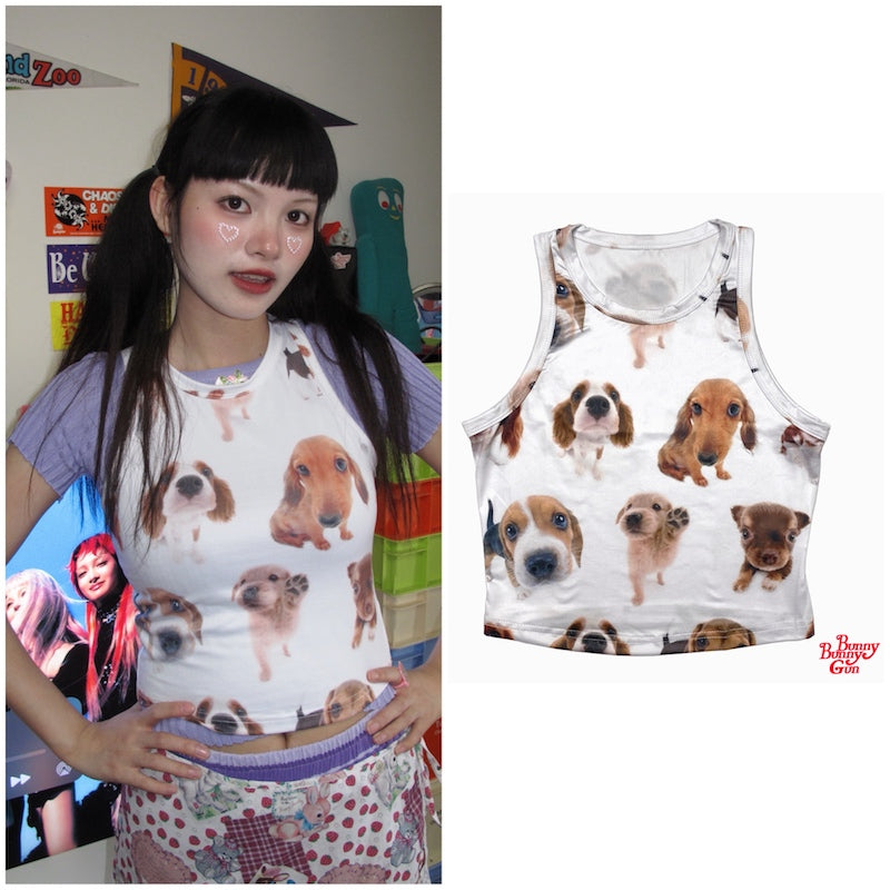 bunnybunnygun – Y2K Stretchy Tank Top tank top bunnybunnygun