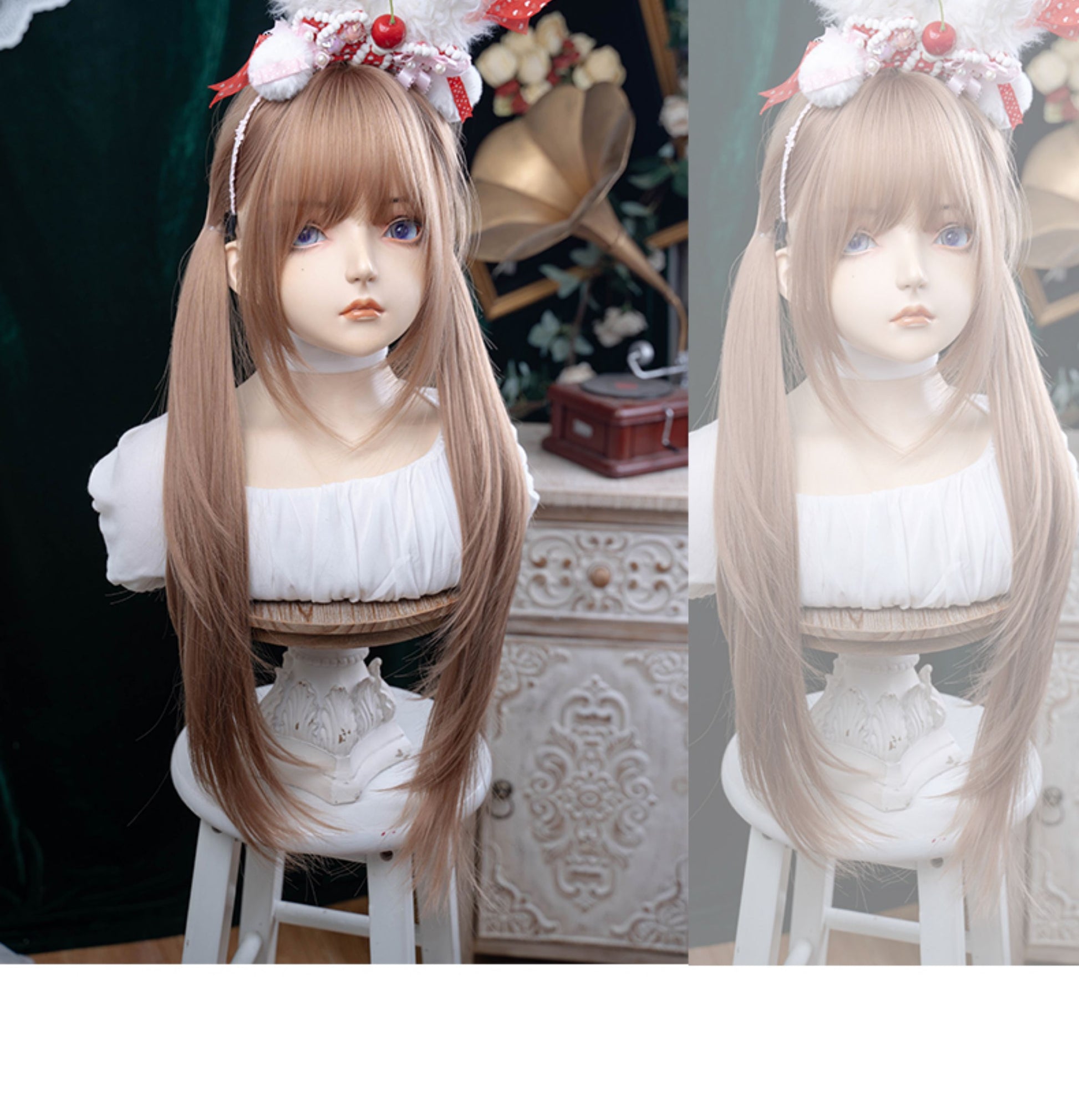 Y2K Layered Wig – Champagne Rose wig Alice Garden