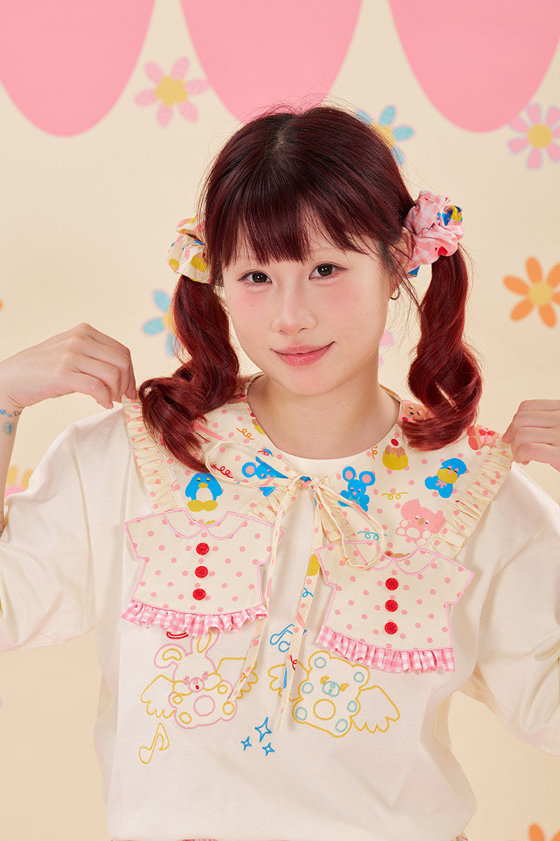 NIKKOU 小衣服花边假领子三款 百搭可爱 collar Nikkou home