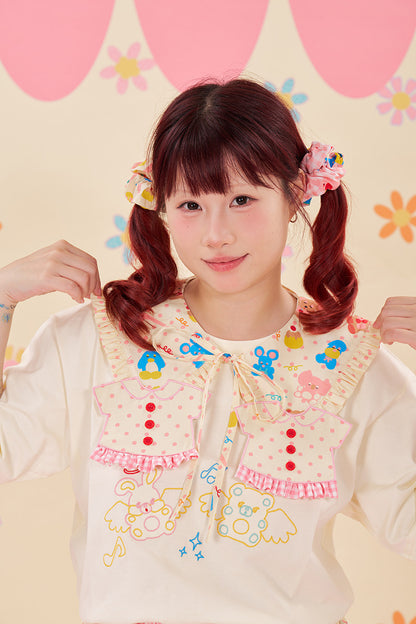 NIKKOU 小衣服花边假领子三款 百搭可爱 collar Nikkou home