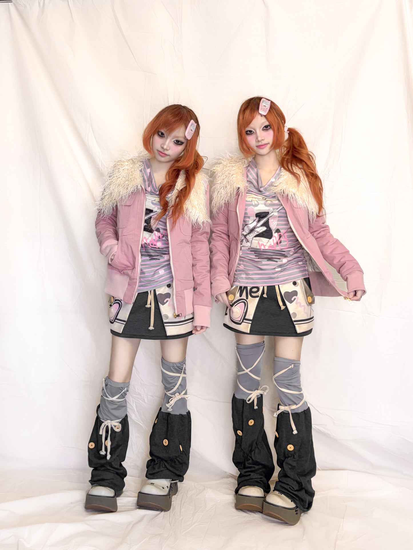 YJM with biubiu - Black Gilded Pocket Mini Skirt skirt YJM with biubiu