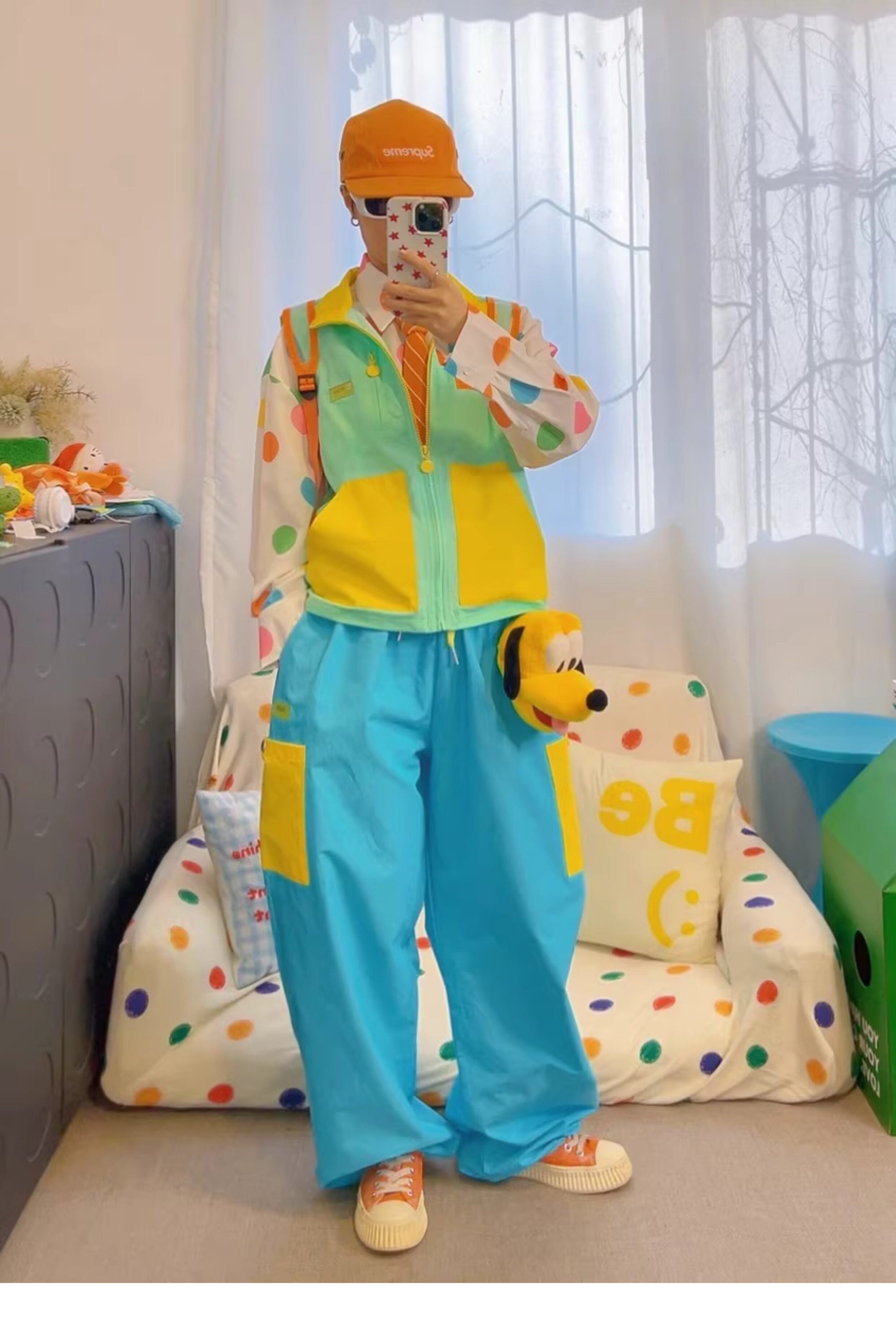 KURIOSITAET - Colorblock Dopamine Vest vest KURIOSITAET