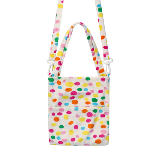 leele - Kawaii Soft Colorful Polka Dot Bag bag leele