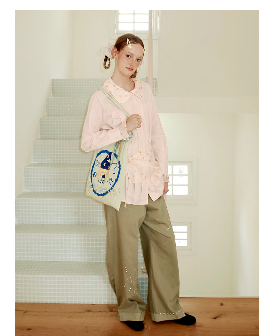 UnsocialNight - Taichi Dog Printed Canvas Bag bag UnsocialNight