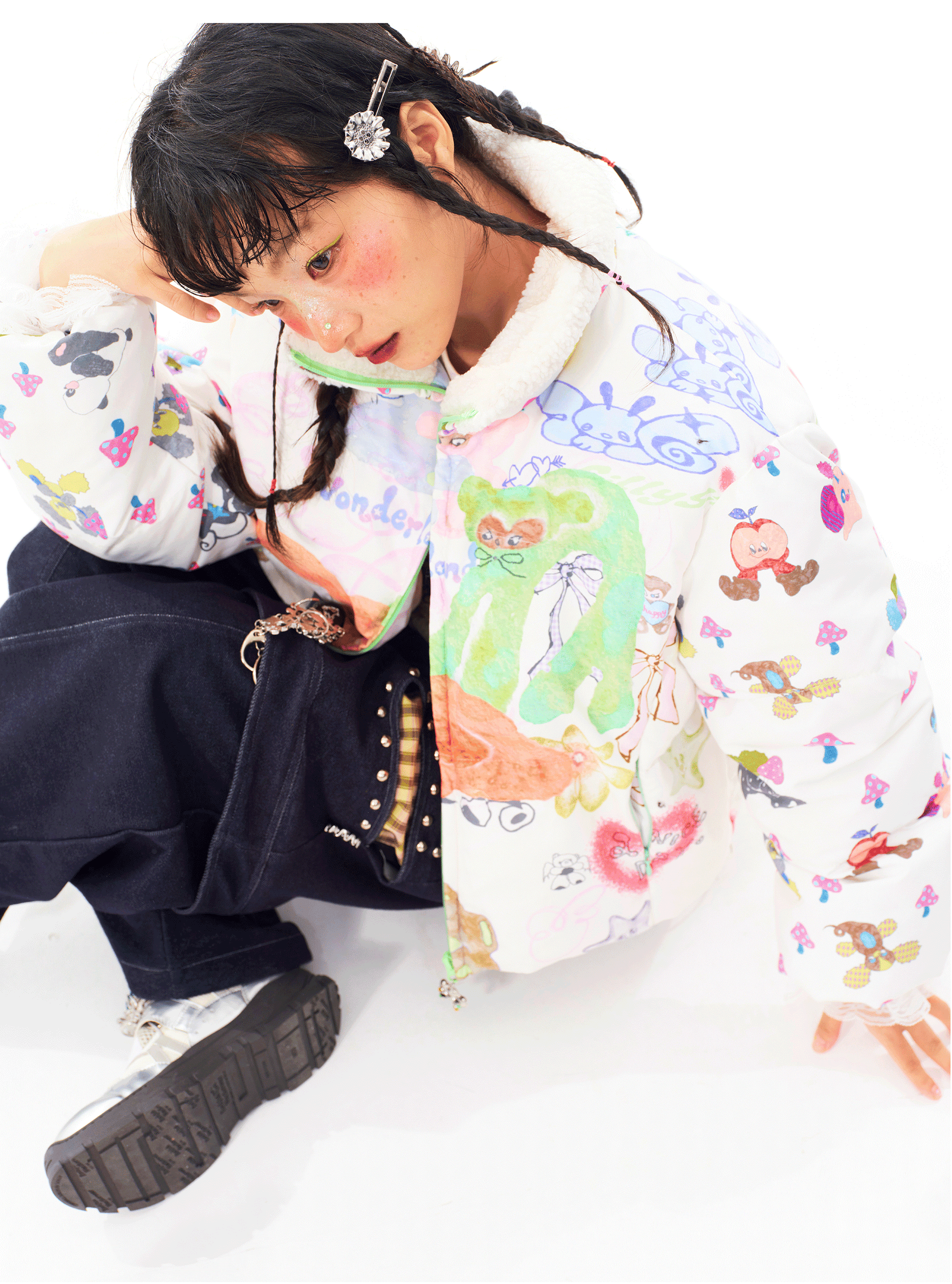 sillysis - Kawaii Illustration Down Jacket jacket sillysis