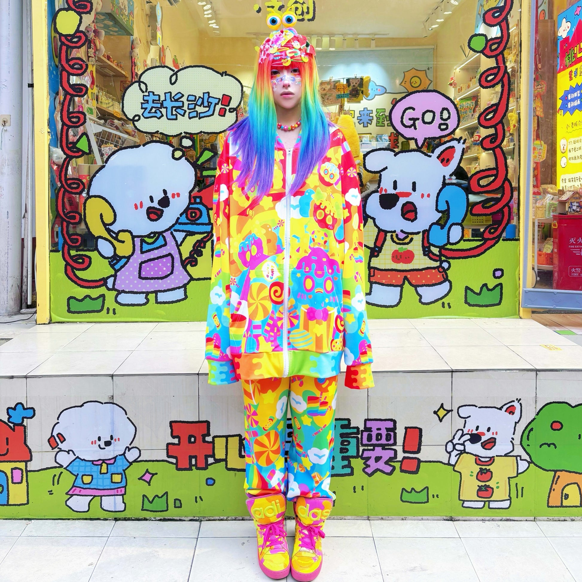 Rainbow Universe RUX - Decora Star Ear Hoodie Set set Rainbow Universe RUX