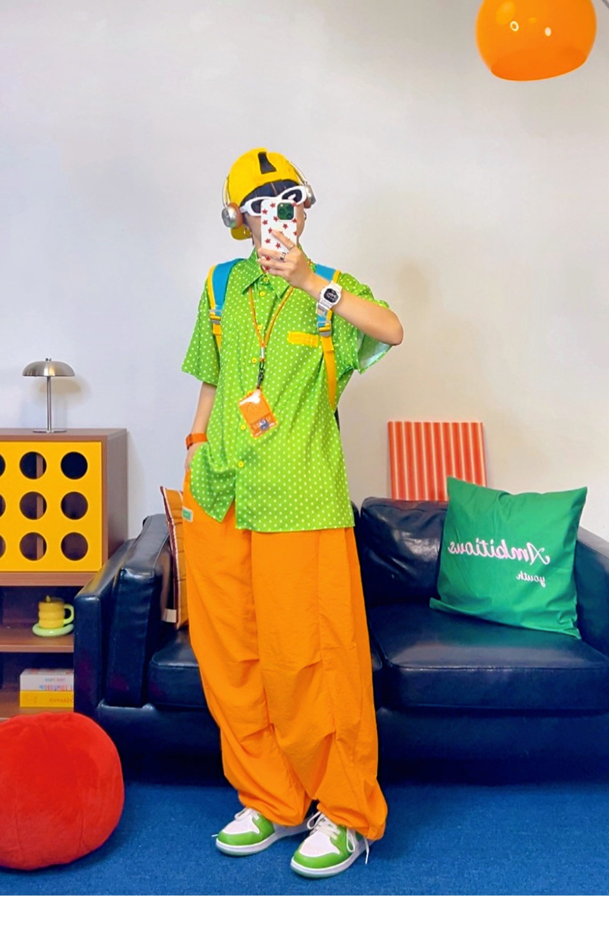 KURIOSITAET - Green Dopamine Chiffon Shirt shirt KURIOSITAET