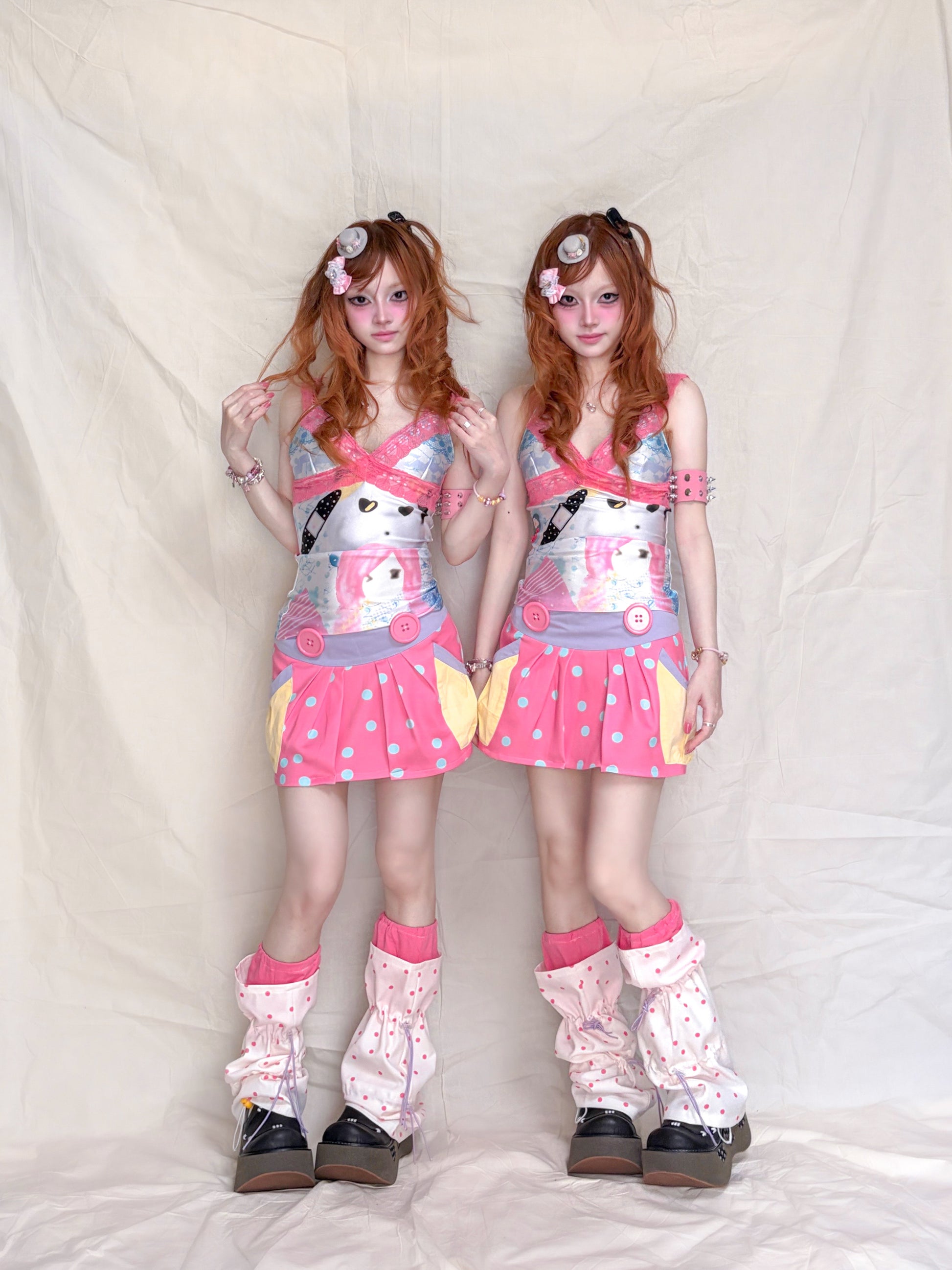YJM with biubiu - Y2K Lace Cami Top camisole YJM with biubiu