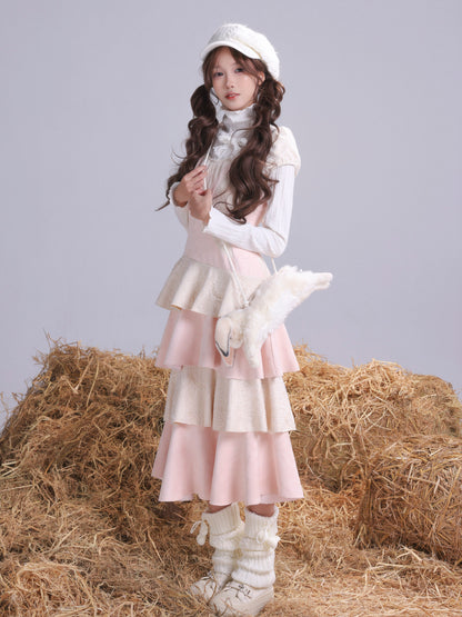 Rose Island - Girly Kei Lace Patchwork Dress dress Rose island