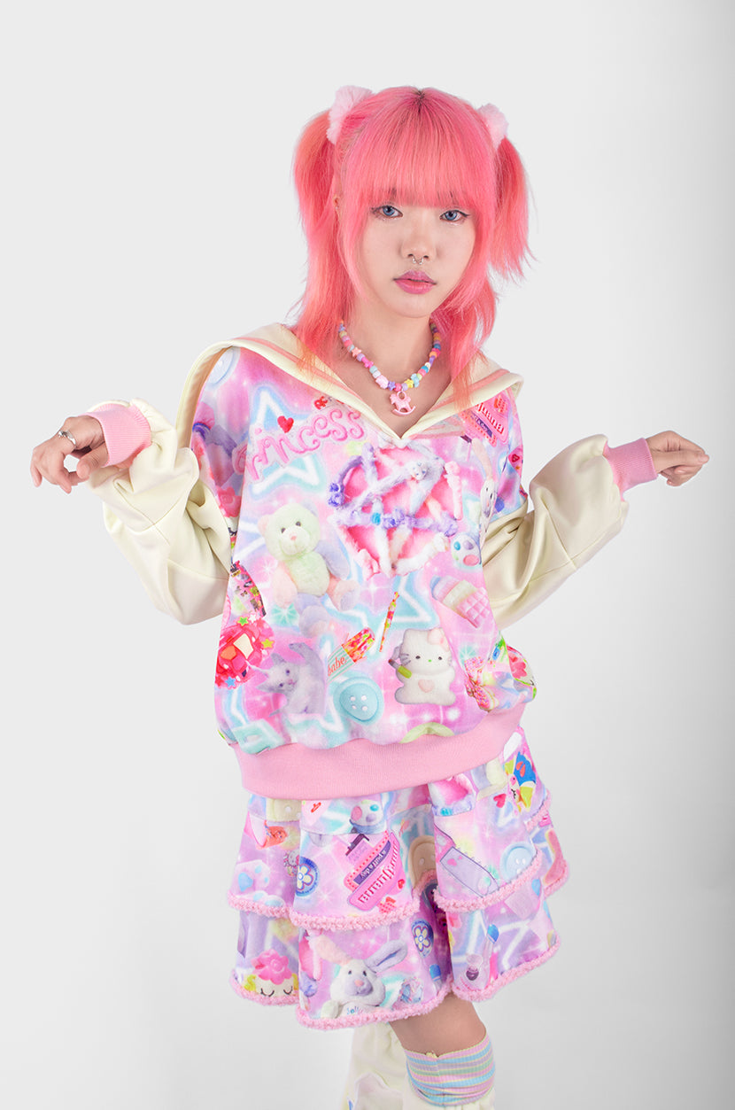 NIHONKIDS - Y2K Decora Sailor Sweat Set set NIHON KIDS