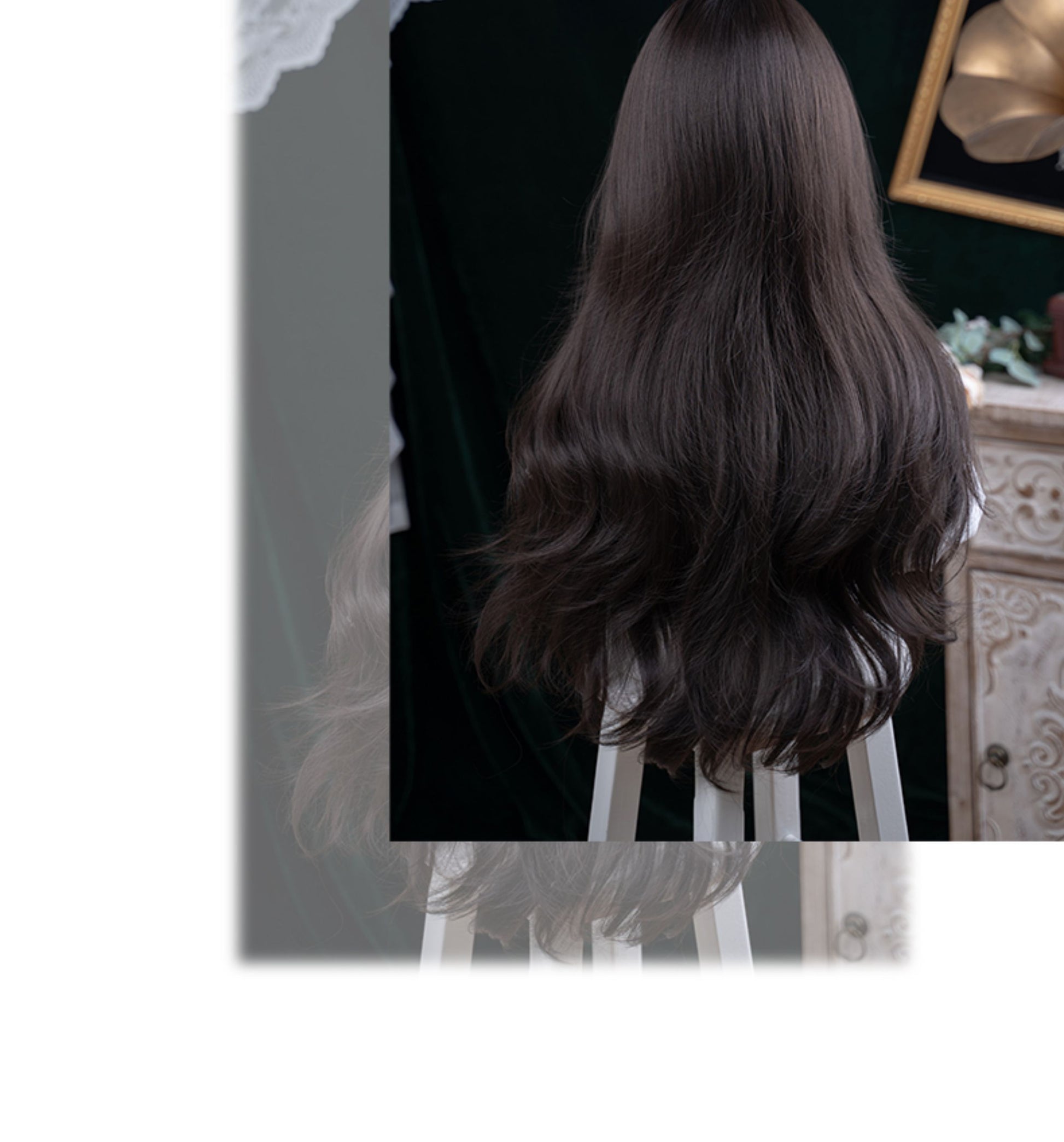 Alice Garden - Black Tea Long Wavy JK Full Wig wig Alice Garden