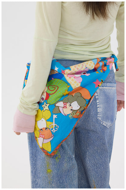 tntntutu - Cartoon Patch Denim Pants pants tntntutu