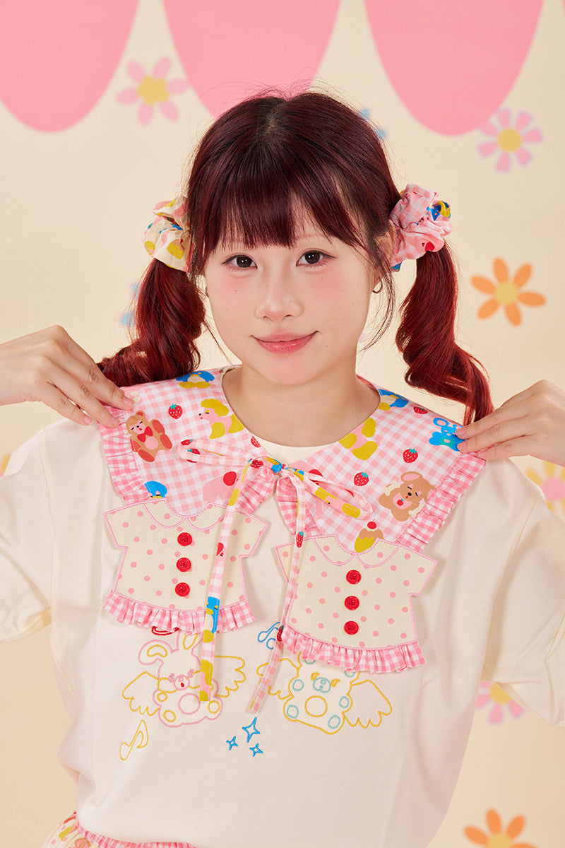 NIKKOU 小衣服花边假领子三款 百搭可爱 collar Nikkou home