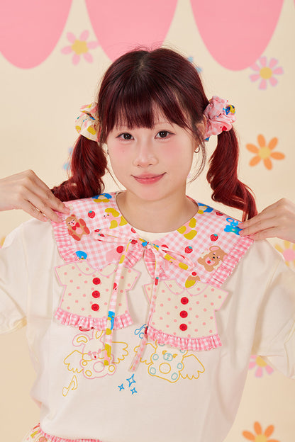 NIKKOU 小衣服花边假领子三款 百搭可爱 collar Nikkou home