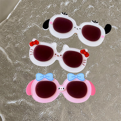 Sanrio Cute Glasses Style Hair Clips Set hair clip candy