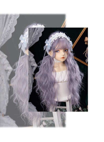 Alice Garden - Ash Purple Long Curly Wig wig Alice Garden