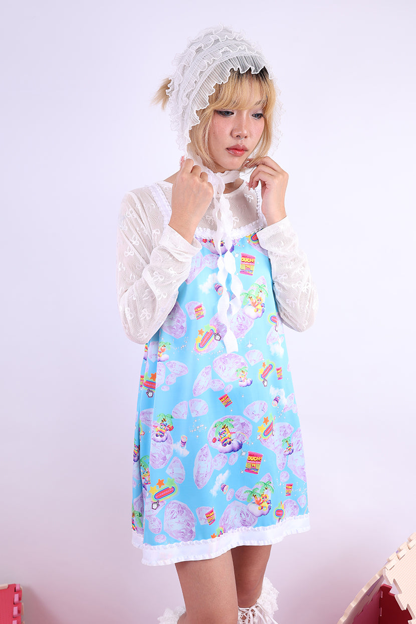 NIHONKIDS - Decora Kei Rainbow Party Handmade Vest Dress dress NIHON KIDS