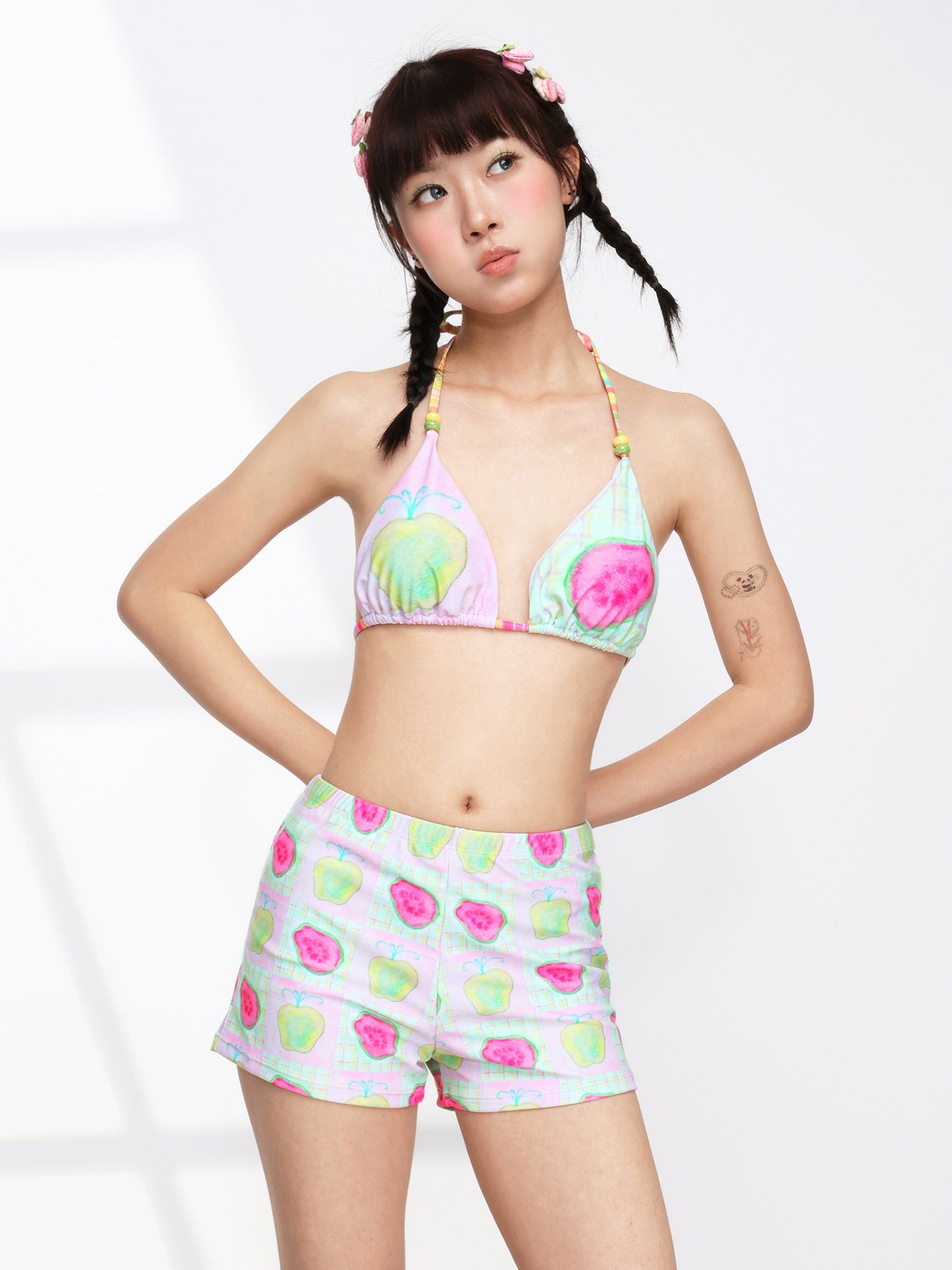FRUITS - Strawberry Apple Print Bikini Set bikini Fruits