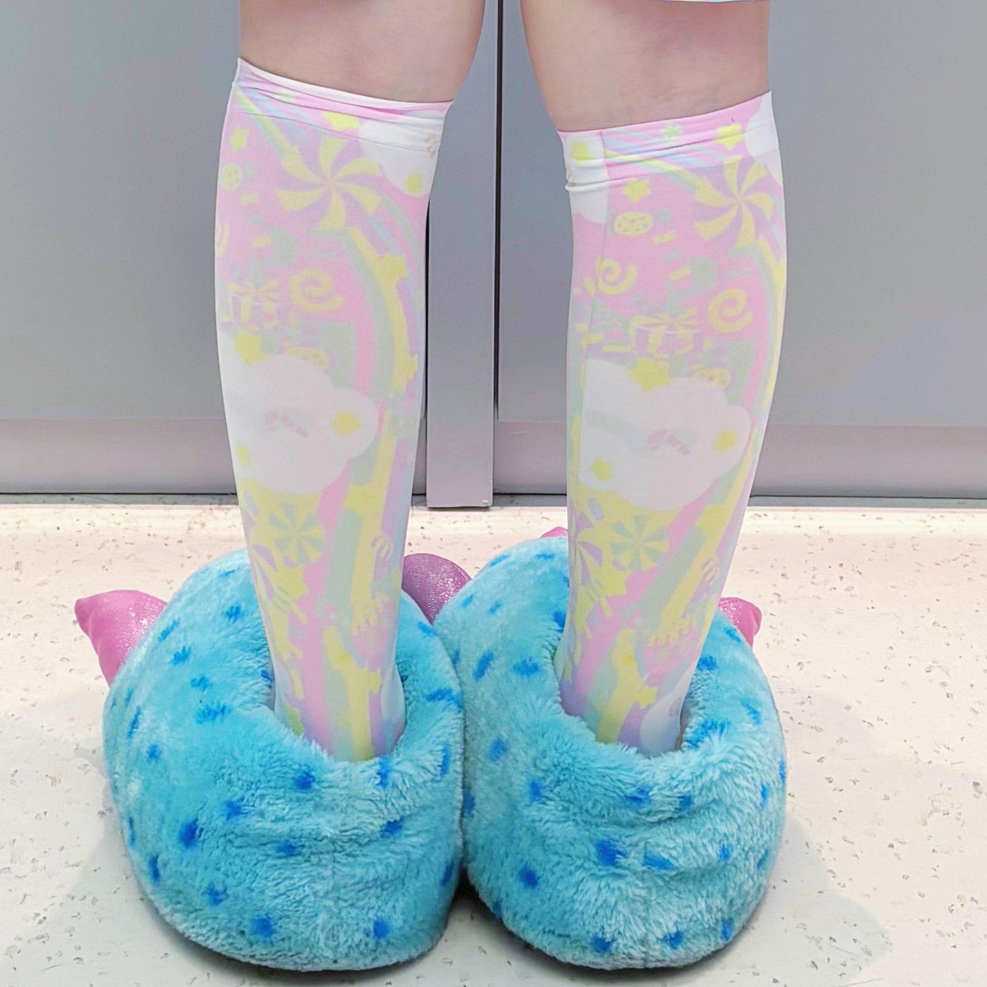 Rainbow Universe RUX - Pastel Macaron Decora Kei T-Shirt & Shorts Set set Rainbow Universe RUX