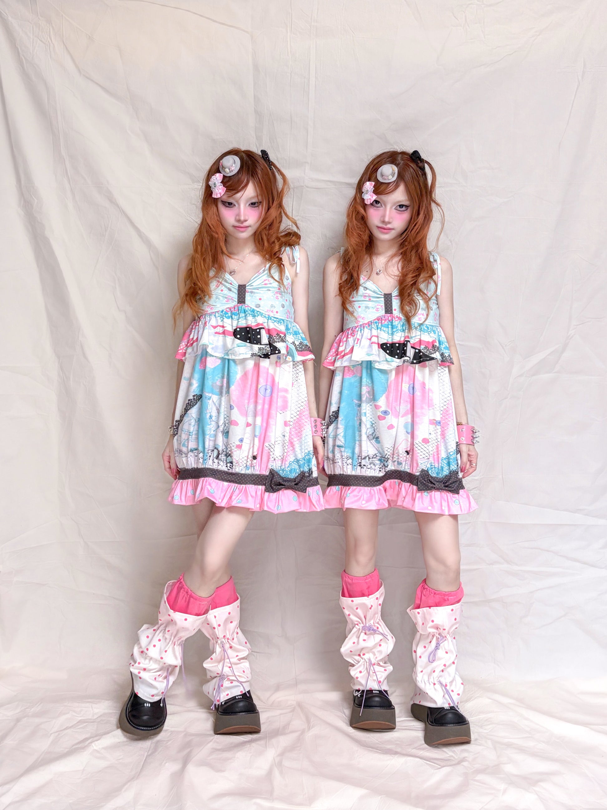 YJM with biubiu - Strawberry Blueberry Ruffle Dress dress YJM with biubiu