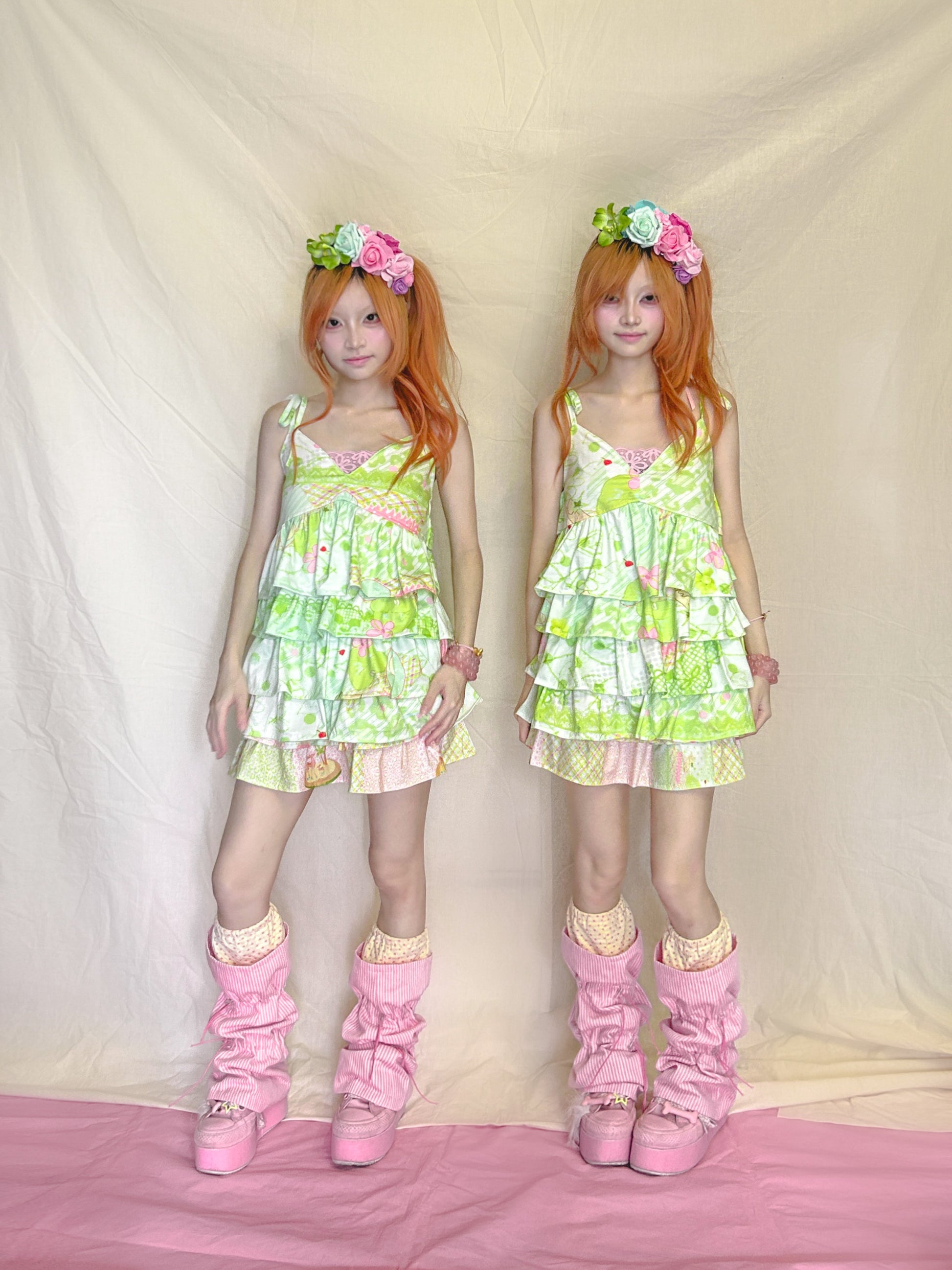 YJM with biubiu - Decora Kei Ruffle Cake Skirt skirt YJM with biubiu