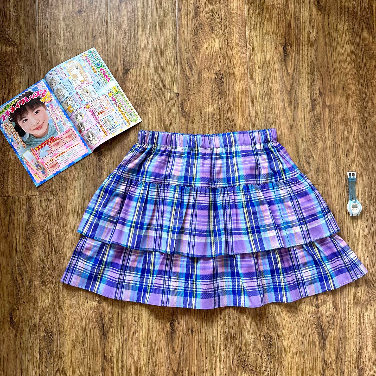 Bodytalk - Kawaii Y2K Layered Plaid Skirt skirt bodytalk