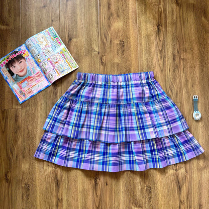 Bodytalk - Kawaii Y2K Layered Plaid Skirt skirt bodytalk