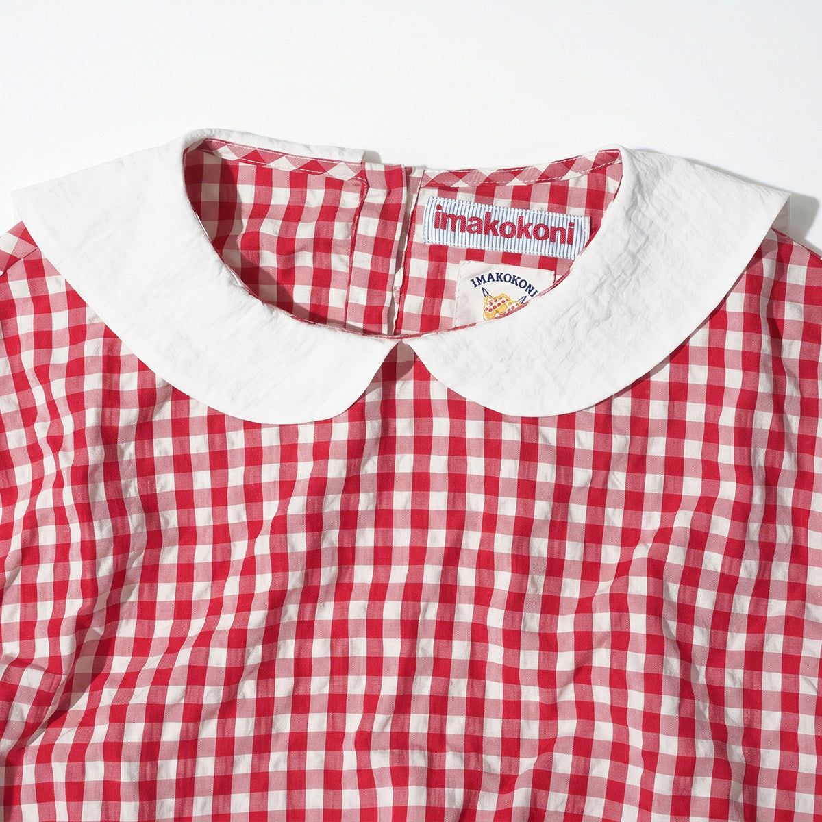 Imakokoni - White Doll Collar A-Line Dress apron imakokoni