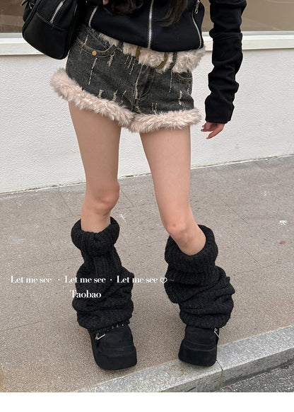 LET ME SEE - Kawaii Long Leg Warmer Socks leg warmmers let me see