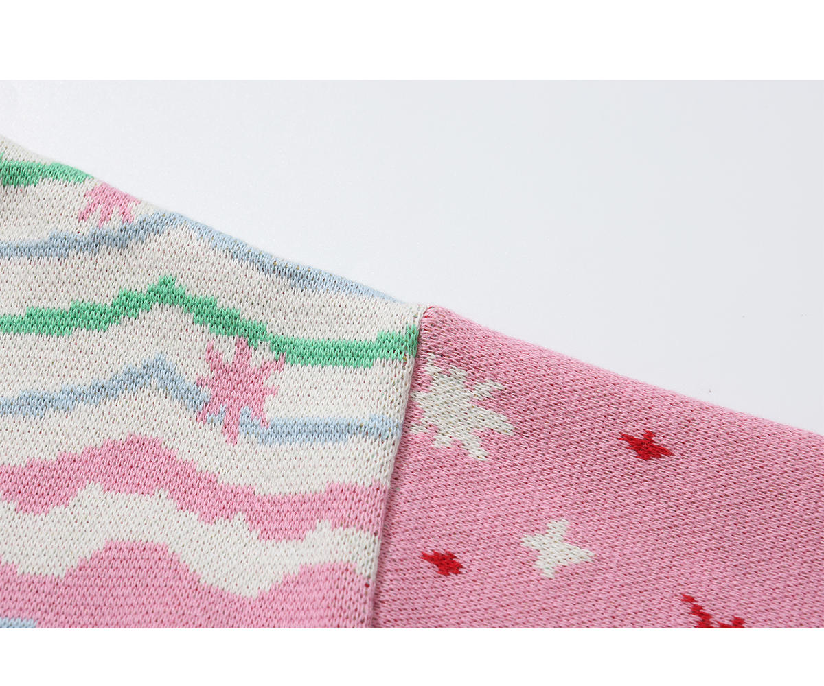 shishihshop - Strawberry Puppy Cotton Cardigan cardigan shishihshop