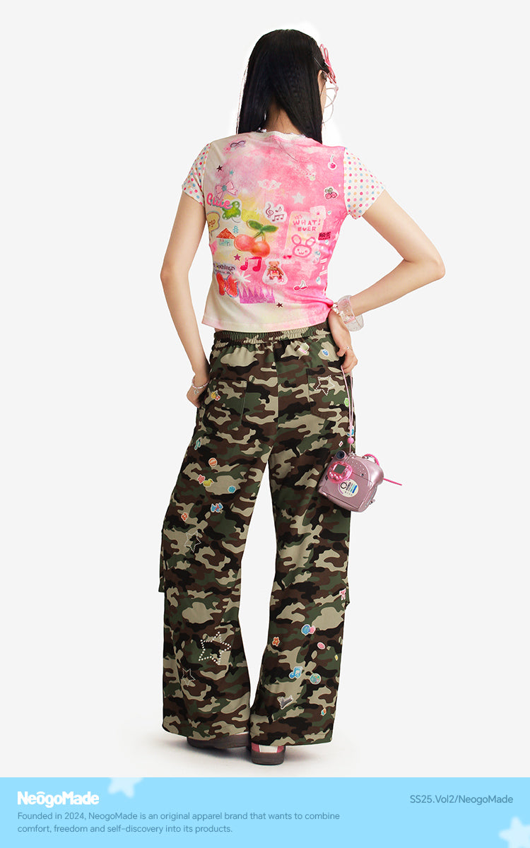 NeogoMade Dopamine Pastel Short Tee | Cute Print T-Shirt tshirt NeogoMade
