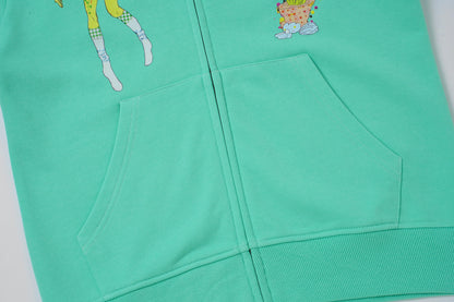 BlackBerry - Mint Green Y2K Two-Piece Skirt Set set BlackBerry