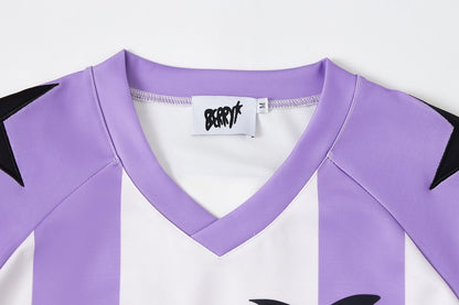 BlackBerry - Decora Kei Anime Jersey shirt BlackBerry