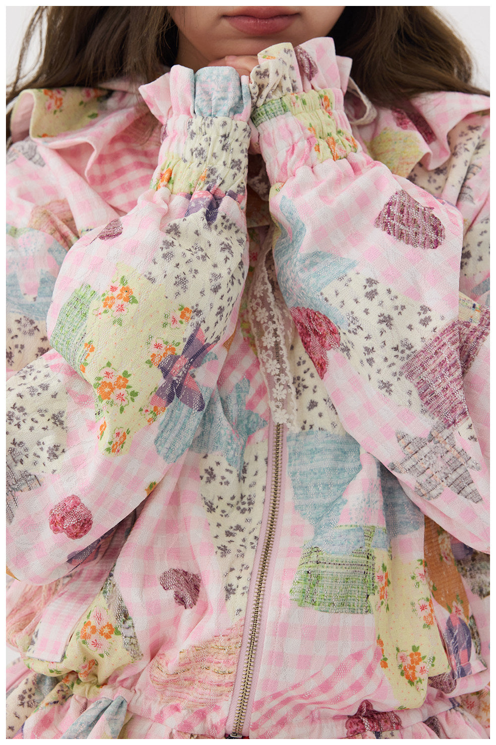 tntntutu - Pink Lace Hoodie Skirt Set set tntntutu
