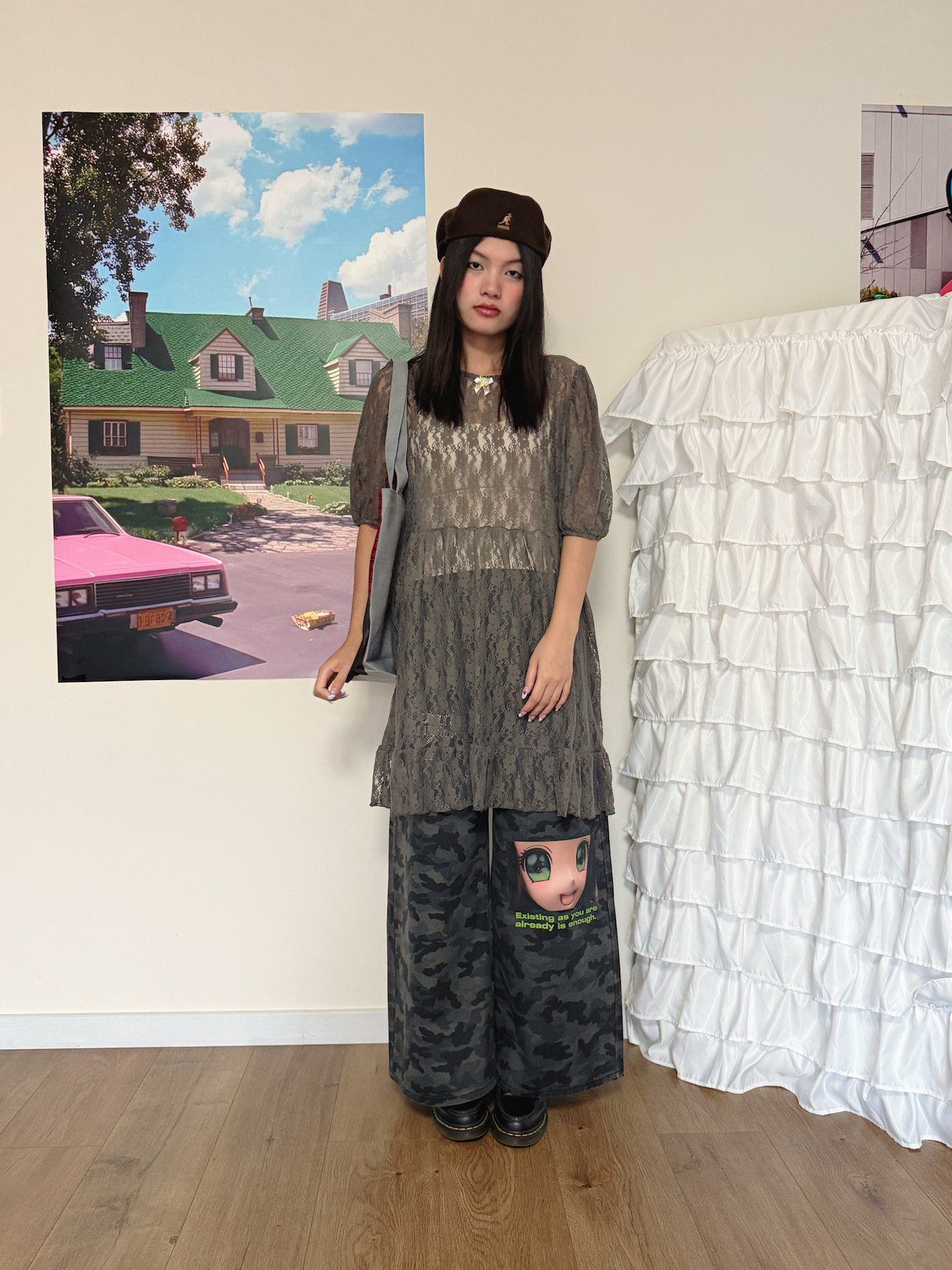 Bunnybunnygun - Multi Color Lace Overlay Dress dress bunnybunnygun