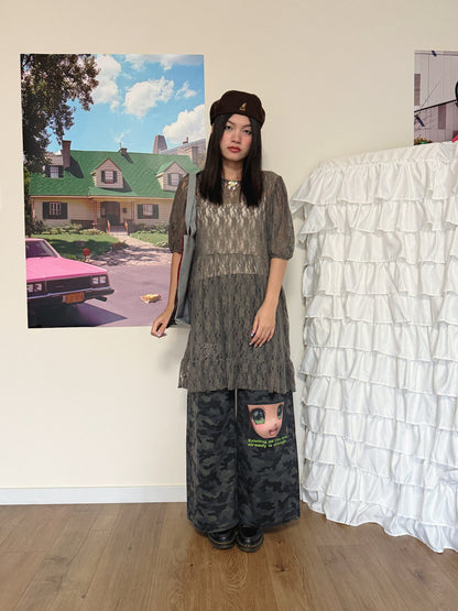 Bunnybunnygun - Multi Color Lace Overlay Dress dress bunnybunnygun