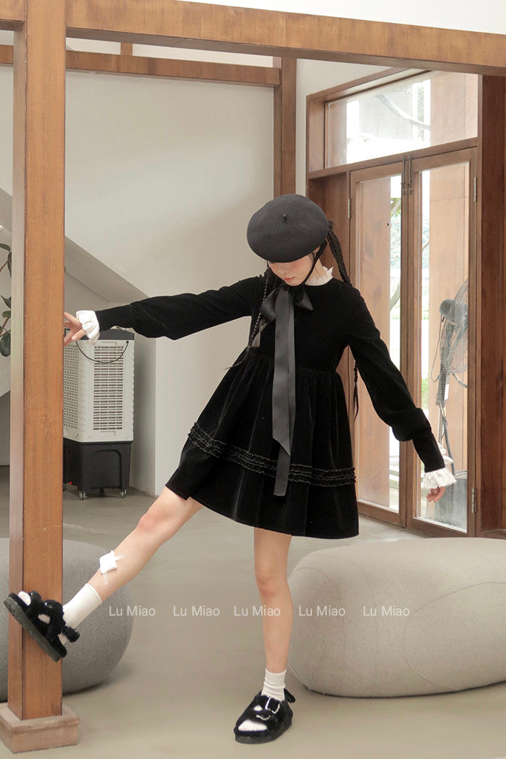 Lu Miao - Velvet Lace Doll Dress dress Lu miao